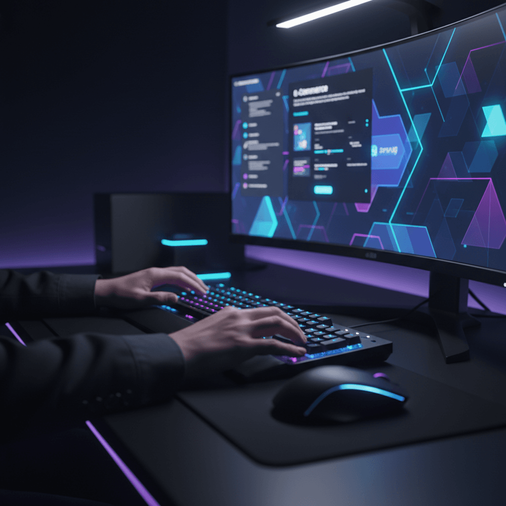 Laptop showing domain and hosting configuration dashboard